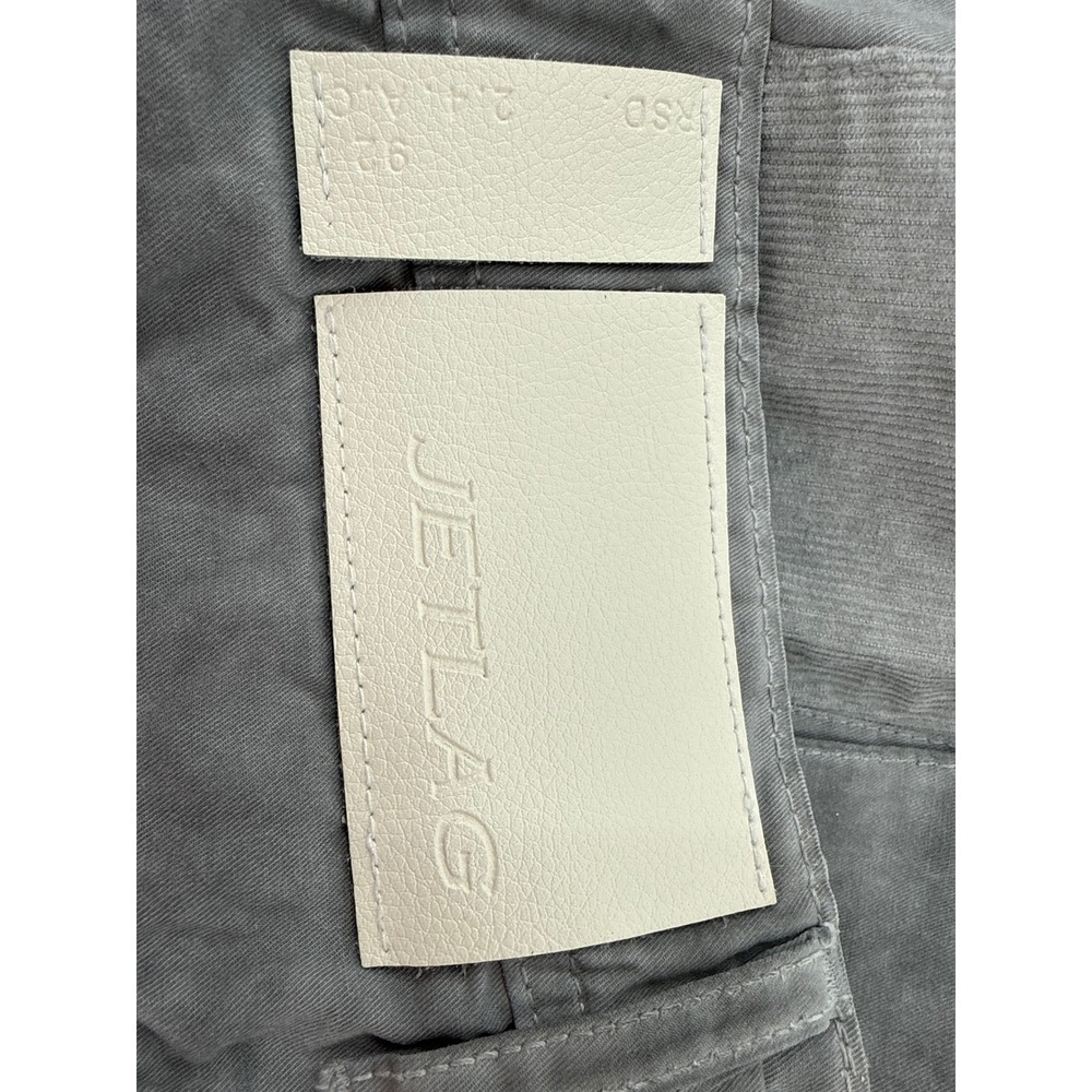Jet Lag Cargo Shorts Mens Grey Hand Dyed Corduroy Mixed Utility Tailor Made - Picture 6 of 10
